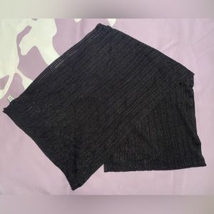 Loft black sparkle/metallic scarf